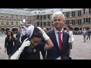 Wilders en vrouw